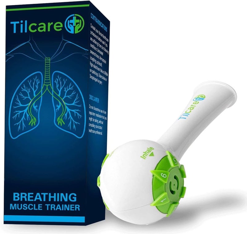 Breathing Trainer & Lung Trainer - Ideal Breathing Exercise Device for Lungs, Effective Breather Device & Lung Exerciser Device, Best Breathing Device & Lung Strengthener, Respiratory Trainer